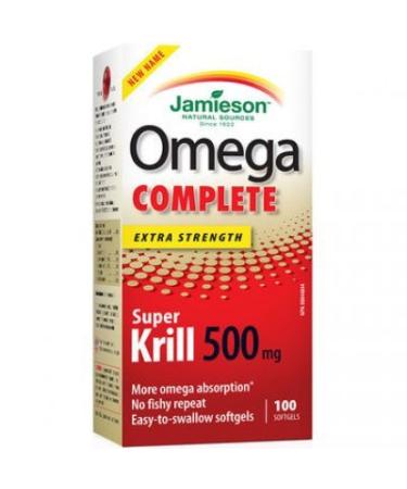 Jamieson Omega Complete Extra Strength Super Krill 500 mg 100 softgels