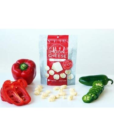 Moon Cheese Pepper Jack - 100% Natural Cheese Snack - 2 oz (12 Pack) | Healthy On-the-Go Snack - Buy Online on GoSupps.com