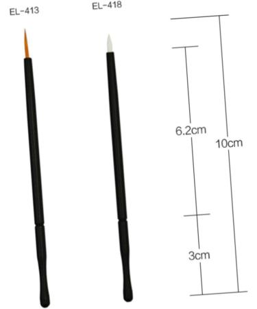 Ipetboom 150 Pcs T Tool White Eye Liner Eye Makeup Tools Eyeliner Brush Disposable Eye Shadow Brush 10X0.5cmx3pcs Orangex3pcs - Buy Online on GoSupps.com