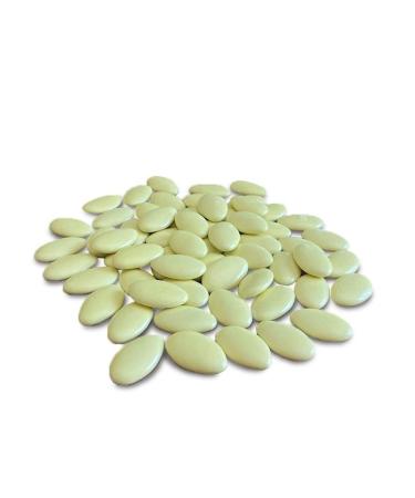 500g bag of CHOCOLATE sugared almonds - Shiny Water Green