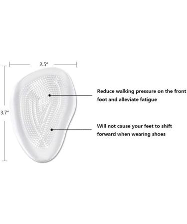 Mithrim Non Slip Silicone Insole Padding for Oversized Shoes & High Heels - Prevent Blistering and Pain in Feet - Buy Online on GoSupps.com