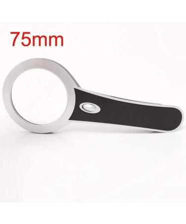 Magnifying Glass 10X 2LED Lights 75MM Super High Clarity Lightweight Handheld Magnifier for Reading Maps Magnifier - Buy Online on GoSupps.com