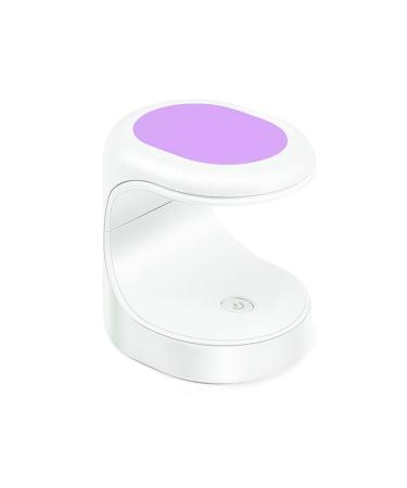 dijiusidy Nail Dryer LED Shaped DIY Travel Pocket Manicure Lamp Machine Home Professional Glue Gel Polish Single Fingernail Light Purple