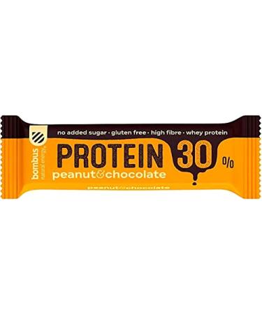 Protein bar 30% gluten-free chocolate with peanuts 50 g Bombus