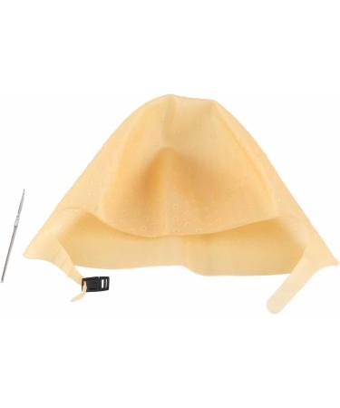 Hair Dye Hat Professional Reusable Silicone Tint Hat for Beauty Salon (Gold) - Buy Online on GoSupps.com