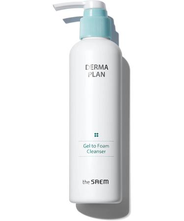 The Saem Derma Plan Gel To Foam Cleanser 180ml / 6.08oz
