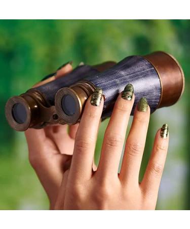 Shop Color Street Glam-ouflage: Metallic Color Shifting Green to Gold Camo with Glitter - International Shipping Available - Buy Online on GoSupps.com