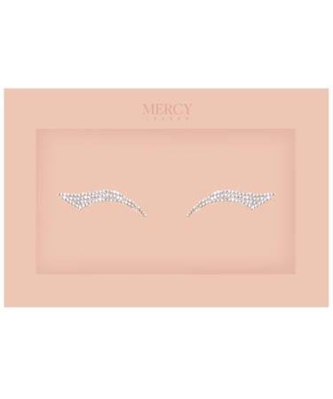 Buy MERCY LONDON Crystal Winged Eyeliner - Glam Face Gems & Jewels All-in-One Headpiece for Costumes | International Shipping - Buy Online on GoSupps.com