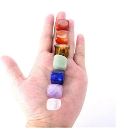 for Seven Stone 7 Colors Set Yoga Irregular Crystals Stone Polished Individual Stones House Decor (Color Raw Stones and Minerals Full of Texture As Picture - Buy Online on GoSupps.com