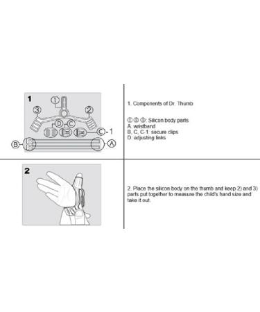 Dr. Thumb Baby Stop Thumb Sucking Guard - Small (12-36 Months) | Effective Solution for Thumb Sucking - Buy Online on GoSupps.com