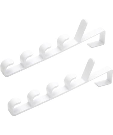 Healeved 6 pcs Holders Coat Hat Portable Plastic Multifunctional The Over Rack Hanging Door Towel Hanger 2pcsx3pcs Whitex3pcs - Buy Online on GoSupps.com