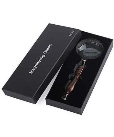 Magnifyings Educational Hobby Magnifiers Handle Glass Retro Glass Small Font High Magnification Glass Handheld Glass Reading Magnifying Glass - Buy Online on GoSupps.com