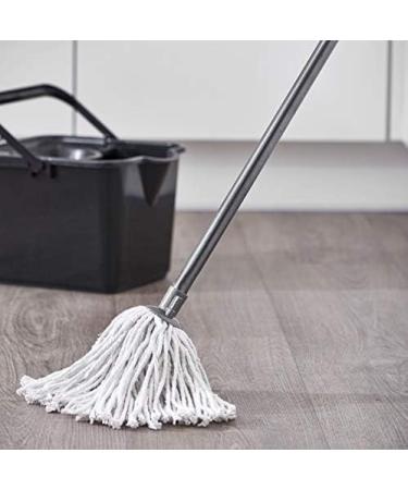 Addis Cotton Mop with 3-Piece Handle - White & Metallic-Grey | Premium Quality - Buy Online on GoSupps.com