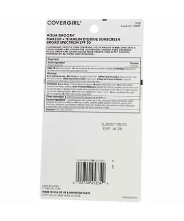 CoverGirl Smoothers Aquasmooth Classic Ivory 710 Compact Foundation - 2 Pack - Buy Online on GoSupps.com