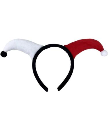 hgnxa Hairbands Festive Photo Booth Props Jester Clown Horn Headbands Party Headpiece Fun Headbands for Music Festivals Black Red - Buy Online on GoSupps.com