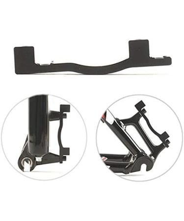 Bucklos PM/IS Front/Rear 180/203mm Disc Brake Caliper Mount Adapter | CNC Machined Aluminum Alloy Rotor Adapter | Black, 180mm-A - Buy Online on GoSupps.com