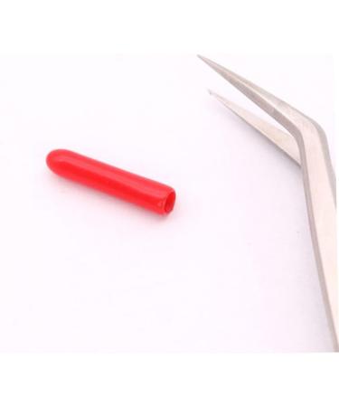 Minkissy 400 STK Silicone Eyelash Tweezers Caps - Red Slide Sleeves for Eyelash Tweezers | Durable & Protective | International Shipping Available - Buy Online on GoSupps.com