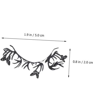 FOMIYES 10 Pairs Paper Cutting Lashes False Eyelashes Kit Artificial Eyelashes False Lashes Makup Party Eyelash Dress Masquerade Lashes Pink Cutting Shears Fake Lashes Natural The Photo - Buy Online on GoSupps.com