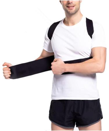 DFHBFG Adjustable Posture Corrector & Shoulder Back Support Belt - Neoprene Brace for Men & Women | M Code - Buy Online on GoSupps.com