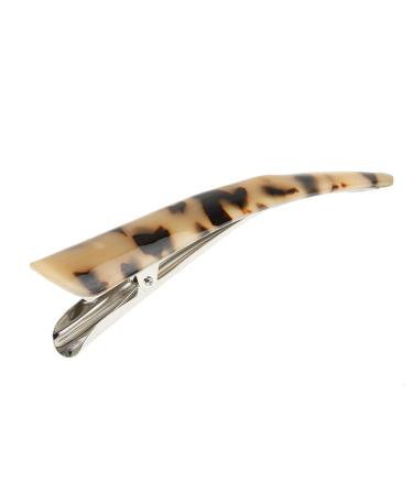 Shop Dailymall Women's Handmade Leopard Print Duckbill Hair Clip - Brown | Stylish Hair Accessories for Every Occasion - Buy Online on GoSupps.com