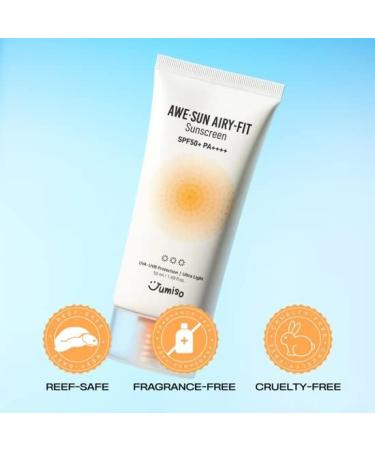 Helloskin AWE Sun Airy Fit Sunscreen SPF 50+ PA++++ 50ml - Buy Online on GoSupps.com