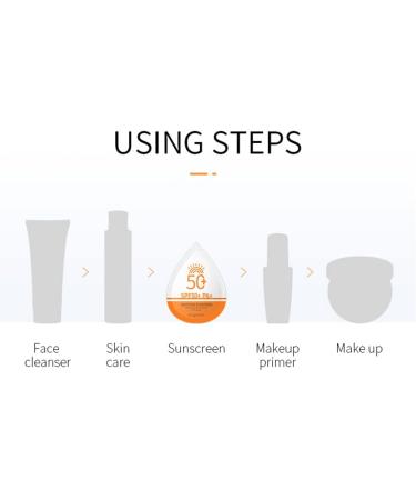 Whitening Sunscreen SPF 50+ Moisturizing Sunscreen Lotion for All Skin Types UV Resistance Refreshing Brightening Fast Absorption Long-lasting Protection 10/20PCS - Buy Online on GoSupps.com