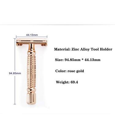 Premium Butterfly Opening Double Edged Safety Razor Set for Men | Ultimate Shaving Experience - Buy Online on GoSupps.com