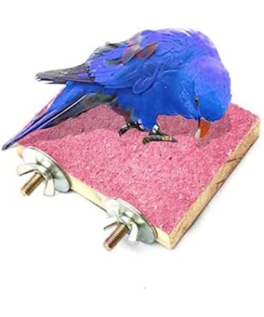 WANBAO Bird Perch Stand Grinding Paw Natural Wood Platform - Mixed Colors - Buy Online on GoSupps.com