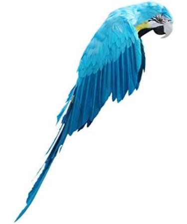 Artificial Birds Flying Parrot Realistic Bird for Room Wedding Christmas Halloween Decoration - as described 15.7inch Red and Bluecoding/1222 (As Described 7.9inch White) - Buy Online on GoSupps.com