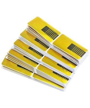 Profico Self-Adhesive Nail Extension Templates - 100 Silver Stencils for Gel & Acrylic Nails - Buy Online on GoSupps.com