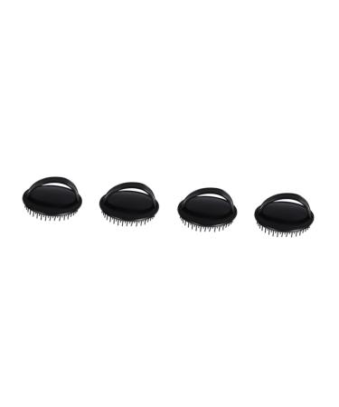 Beavorty 8 STK massage shampoo brush hair washers scalic peeling made of silicone bathroomw scher showerhaar-shampoo brush scalp ridge swimwear made of silicone massage beams plastic care shower head