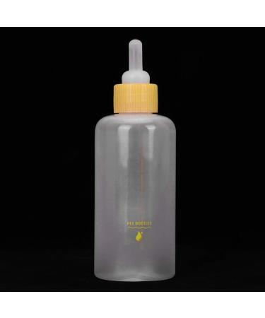 Durable 60ml Pet Milk Bottle for Puppies & Kittens | Breeding Bottle with Nipple Brush Set - Yellow - Buy Online on GoSupps.com