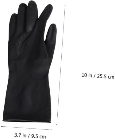 Beavorty 6 Pairs Reusable Gloves for Hair Coloring Hair Color Gloves Black Hair Coloring Products Reusable Rubber Gloves Barber Supplies Black Rubber Gloves Salon Gloves Hand Guard Hair dye - Buy Online on GoSupps.com