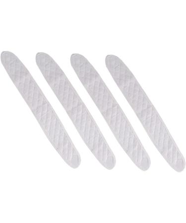 Healeved 4pcs Umbilical Cord Navel Belly Bands for Newborn Baby - Pure Cotton Belly Protector - White - 43X8CM - Buy Online on GoSupps.com