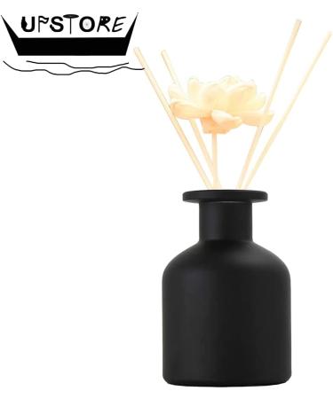Buy 150ml Black Empty Glass Diffuser Bottle - Aromatherapy Storage Container for Essential Oils & DIY Crafts - Buy Online on GoSupps.com