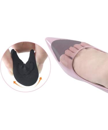 3 Pairs Adjustable Toe Fillers for Big Shoes - Improve Fit & Comfort for Men & Women Perfect for High Heels Flats & Dress Shoes (Black - Buy Online on GoSupps.com