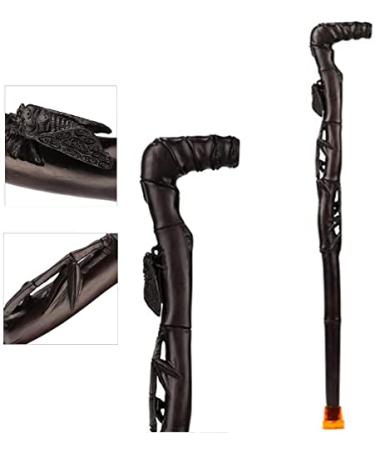 Walking Stick Walkers for seniors Walking Sticks Walking Sticks for The Elderly Environmentally Friendly And Sandalwood Materials Comfortable And Safe Handshake Exquisitely Carved Bamboo Knots rol