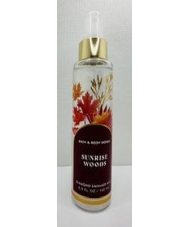 Sunrise Woods Diamond Shimmer Mist Spray 4.9 Ounce Orange and Brown