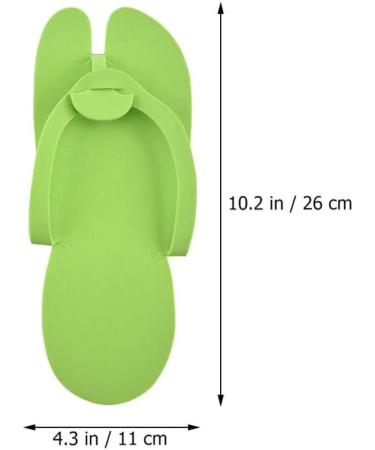 Zerodeko 24 Pairs Disposable Slippers Spa Slippers Foam Shower Slippers Anti-slip Beauty Salon Slippers Disposable Flip-flops Disposable Foam Slippers Pedicure Sandals Eva Travel - Buy Online on GoSupps.com