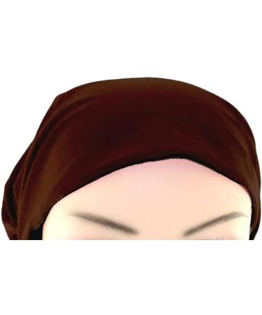 Topkids Accessories Adjustable Headbands for Women's Hair and Girls Women's Fashion Headbands Stretchy Headbands for Women Wide Headband Cotton Headbands for Women Fabric Headband (Brown) - Buy Online on GoSupps.com