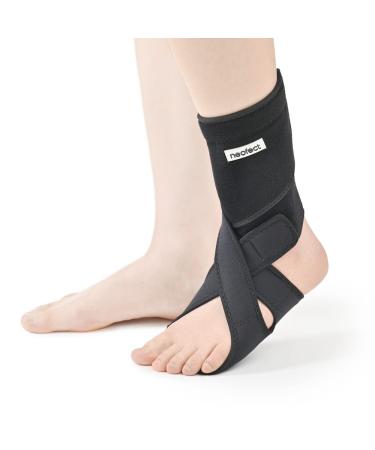 NEOFECT Drop Foot Brace - Breathable Neoprene, Foot Drop, Adjustable Ankle Brace, Achilles Tendonitis, Plantar Fasciitis, Stroke, TBI, ALS, MS, Bone Fracture, AFO, ASO (Right)