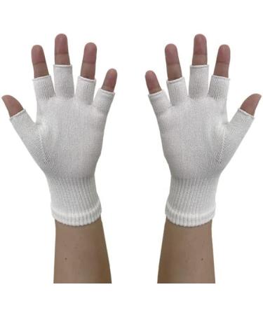Edenswear Zinc-Infused Fingerless Gloves for Children with Eczema - Medium Size for Effective Wet Wrap Therapy - Buy Online on GoSupps.com