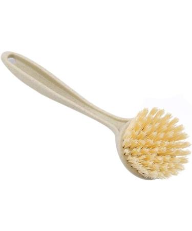 Long Handle Dish Brush Pot Scrubber Brush for Cleaning Pan Skillet Bowl Plate Kitchen Sink Dish Brush - Buy Online on GoSupps.com