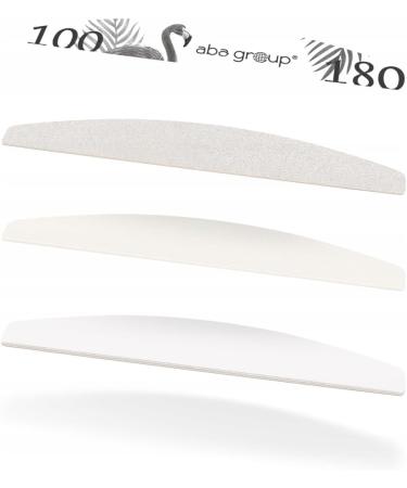 ABA Group Flamingo Set of 100 Nail Files 150/180 - Professional Nail Files - Crescent Moon - Foil Accessories for Additional and Gel Nails - Disposable Files for a Beauty Salon - Nail Dart Set - Buy Online on GoSupps.com
