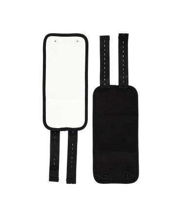 Qtynudy 2pcs Castor Oil Joint Pack Essential Oil Leg Care Pack Reusable Black