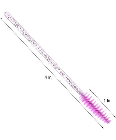 Eyelash Wands Disposable Mascara Wands Crystal Eye Brush Mascara Wand Thick Spoolie Eyelash Brush Spoolies eyelash brushes - Buy Online on GoSupps.com