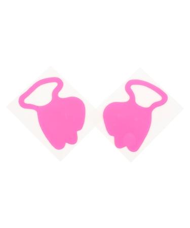 PACKOVE Patchs Anti-rides pour Sillons Nasog niens Lot de 2 Autocollants en Silicone pour Visage Anti- ge du Contour Bouche Soin Pratique pour Peau Mature Usage Quotidien