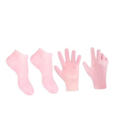 MERRYHAPY 1 Set Hydrating Sock Gloves Moisturizing Foot Socks Gel Boat Socks Dry Crack Heel Socks Cracked Heels Socks Heal Gloves Soft Moisturizing Socks Cosmetic Hand Gloves XL