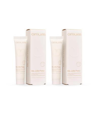 OMUM - Ma Jolie Peau - Cr me visage r quilibrante & hydratante aux pr biotiques naturels - Peaux mixtes et peaux fragilis es - Anti rougeur et anti bouton - Compatible grossesse - Vegan - 40 ml 80 ml (Lot de 1)