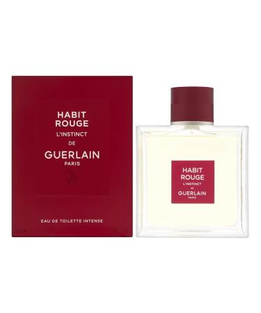 Guerlain Habit Rouge L'instinct EDT 3.3 Oz 100 ml